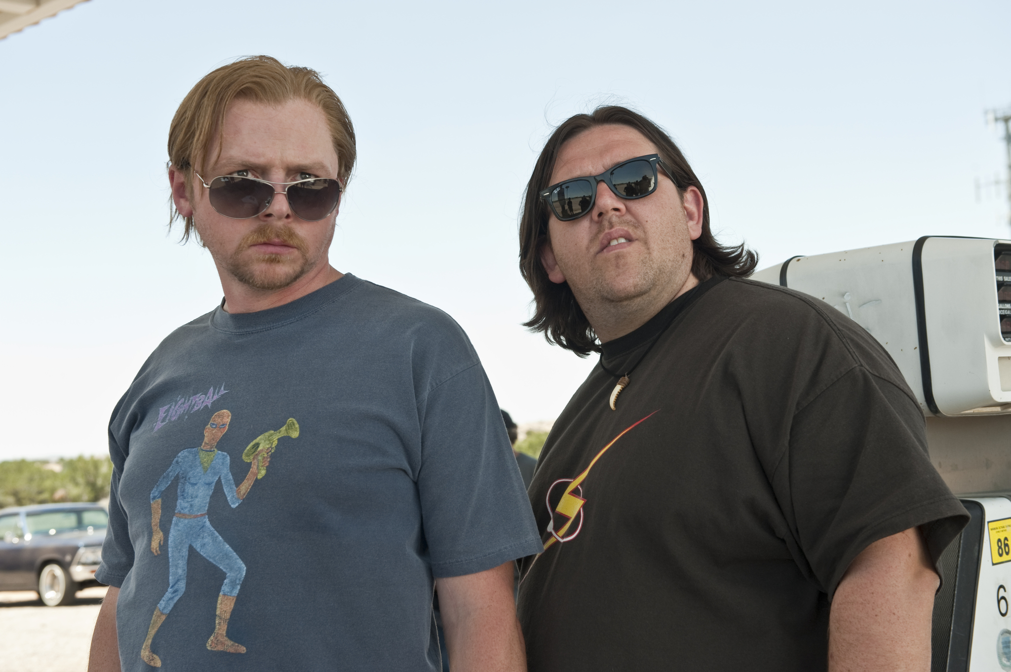 Still of Nick Frost and Simon Pegg in Polas (2011)