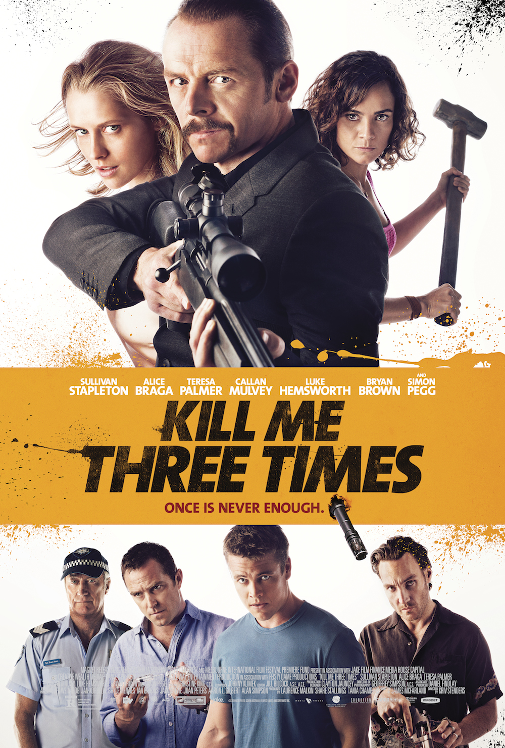 Simon Pegg in Kill Me Three Times (2014)