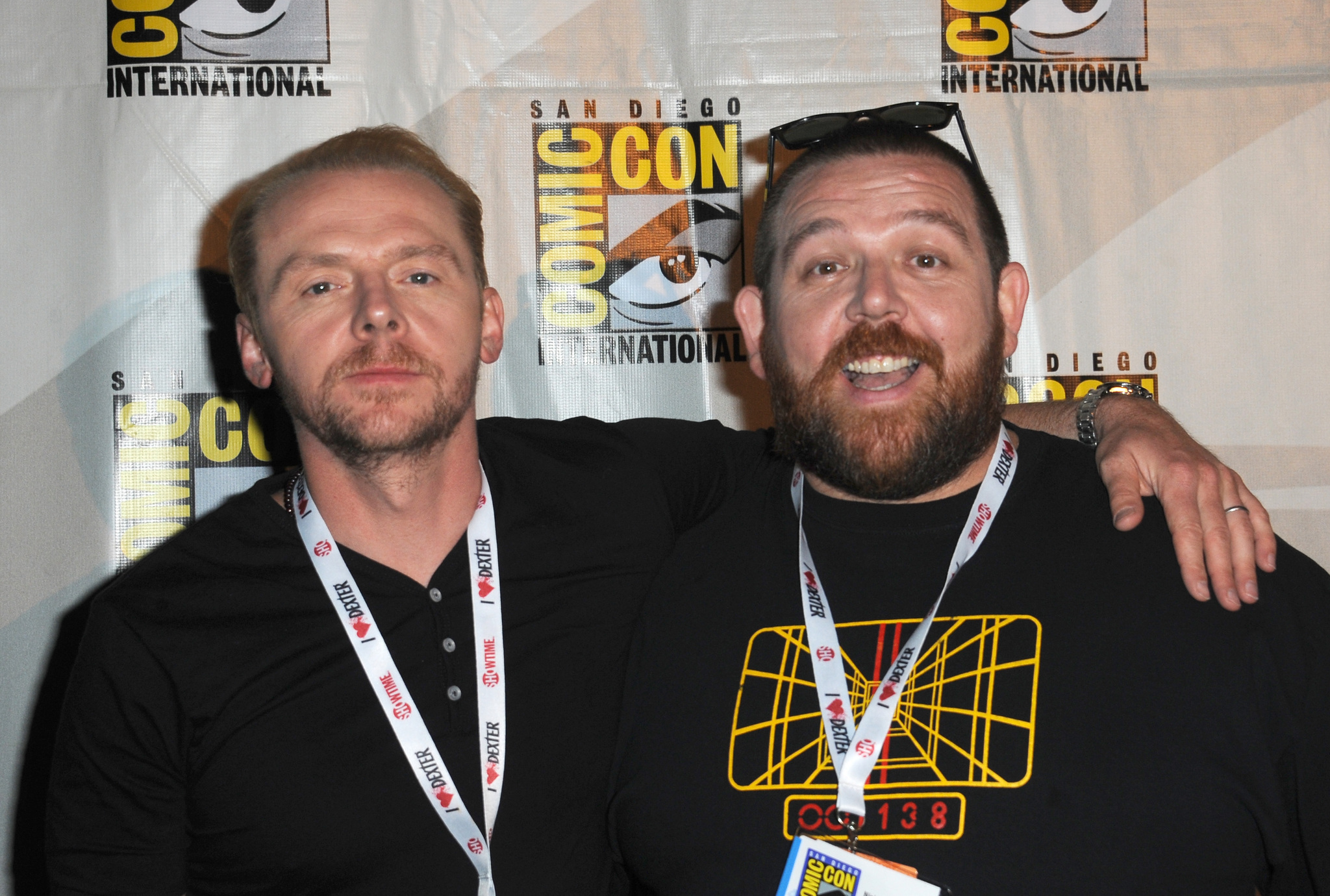 Nick Frost and Simon Pegg at event of The World's End (2013)