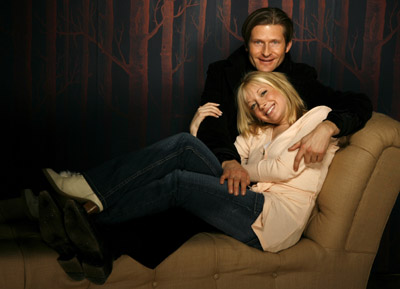 Crispin Glover and Courtney Peldon