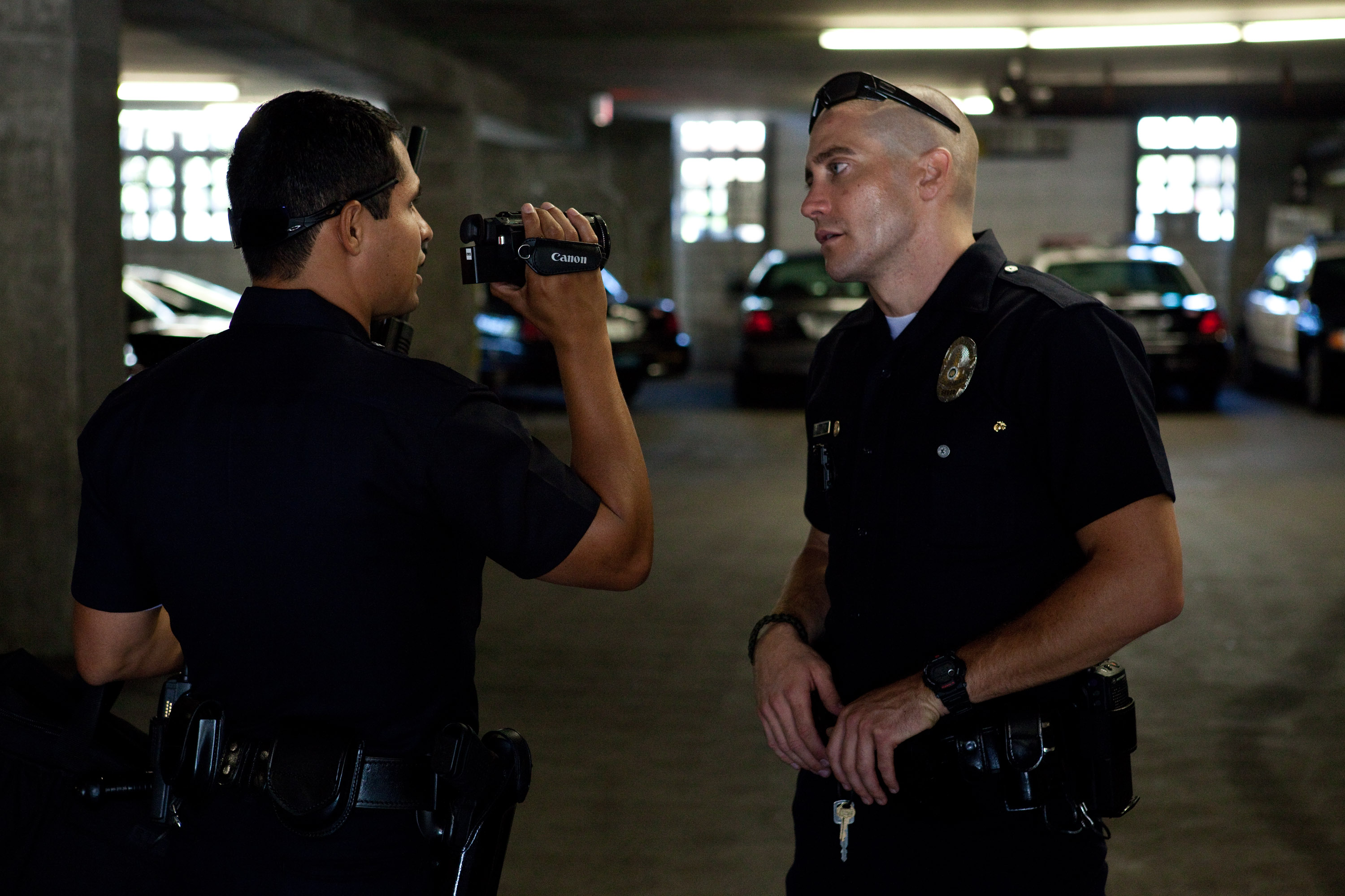 Still of Jake Gyllenhaal and Michael Peña in End of Watch (2012)