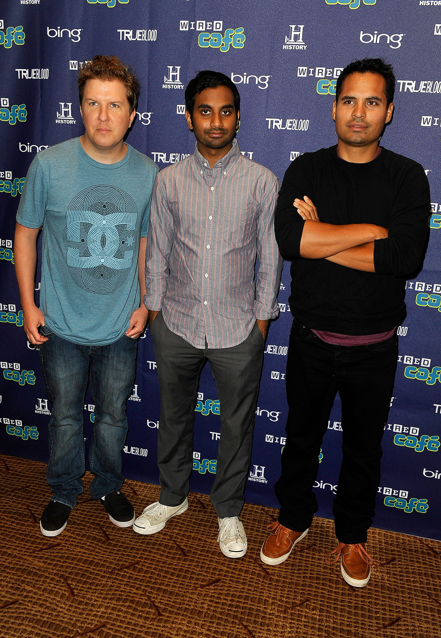 Michael Peña, Nick Swardson and Aziz Ansari