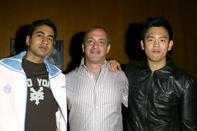John Cho, Danny Leiner and Kal Penn at event of Harold & Kumar Go to White Castle (2004)