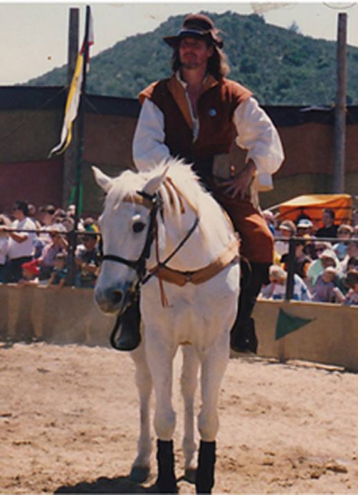 Ren Fair, w my horse Tex