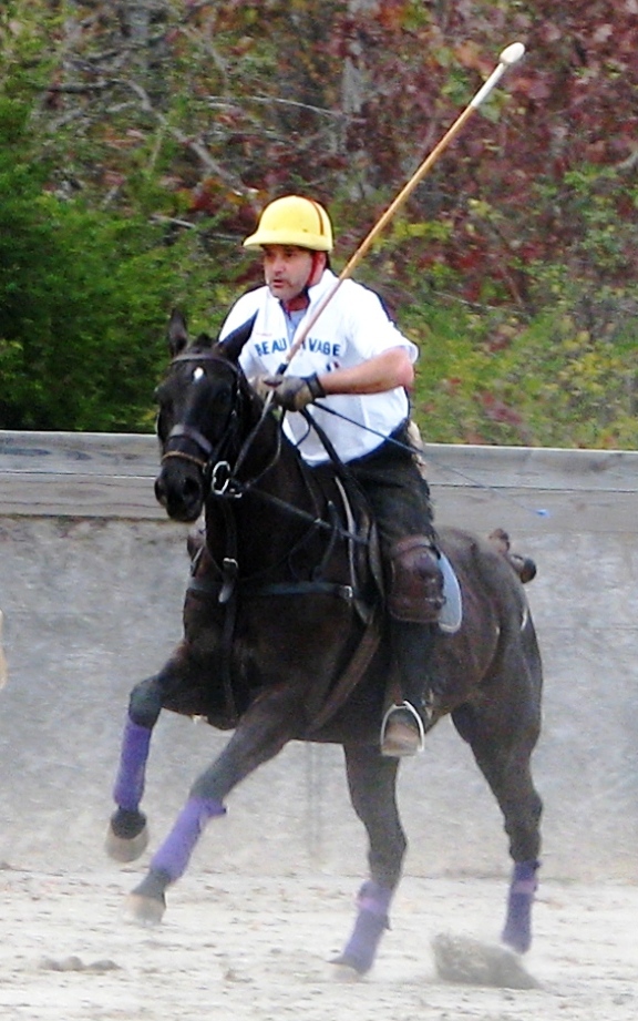 PIERRE an avid Polo Player,turns 'CAPTAIN ' and they charge the goal at UHP arena polo.