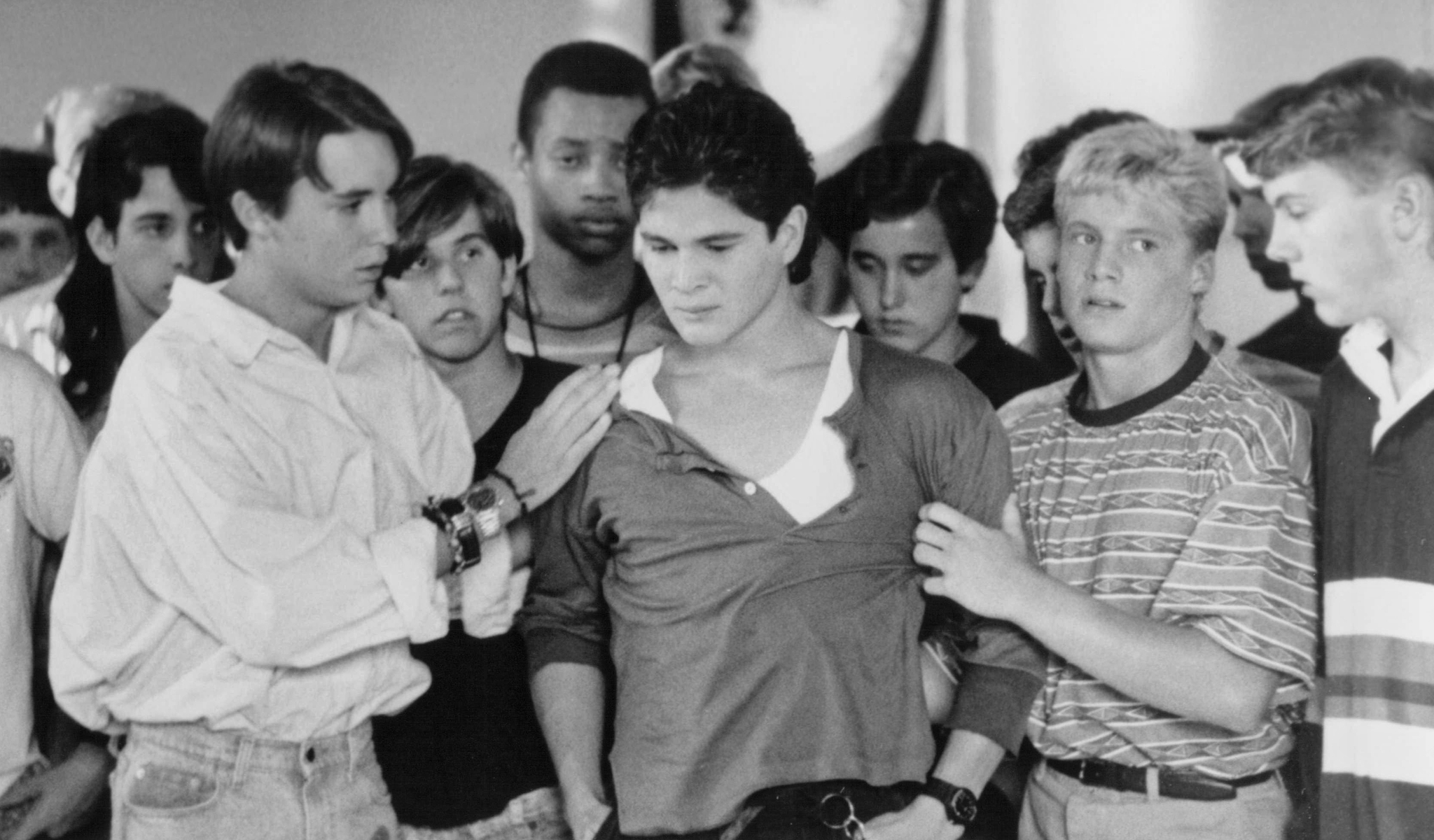 Still of Wil Wheaton and George Perez in Toy Soldiers (1991)