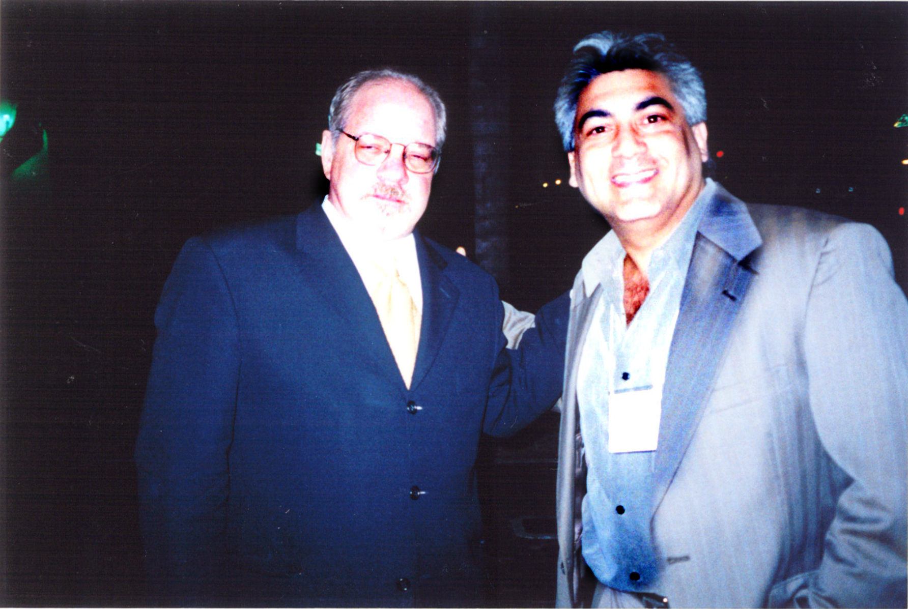 Paul Schrader & Gustavo Perez at the premiere of 