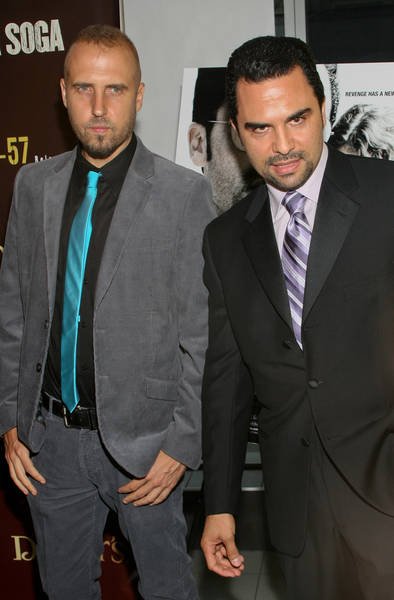Manny Perez and Josh Crook at the LA SOGA Premiere in NYC.