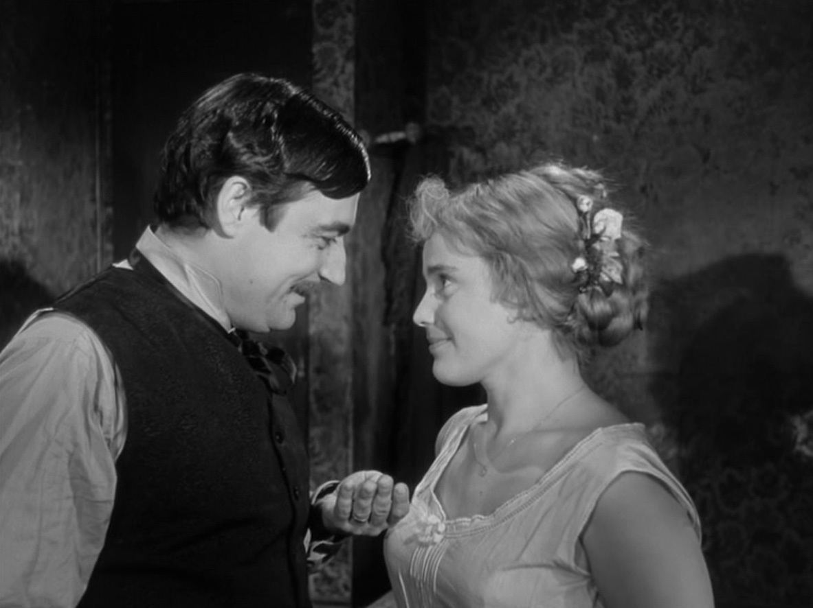 Still of François Périer and Maria Schell in Gervaise (1956)