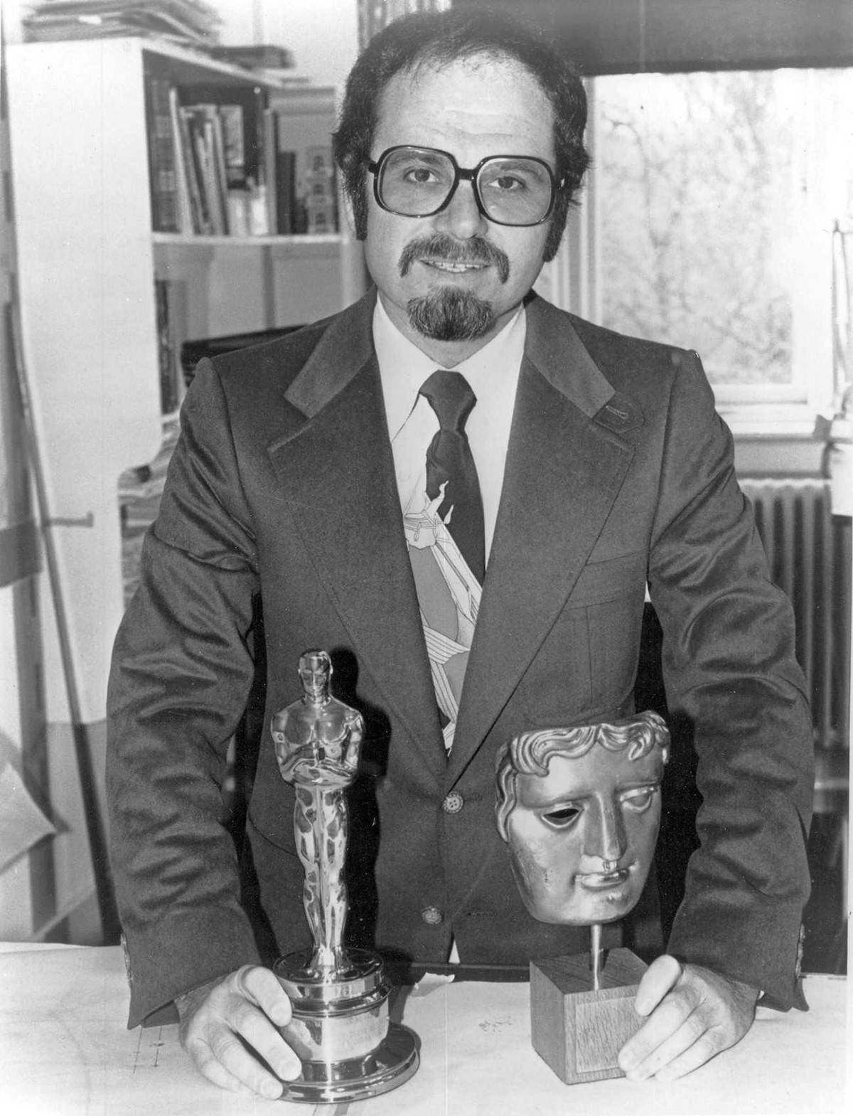 Zoran with his Oscar and BAFTA awards for 