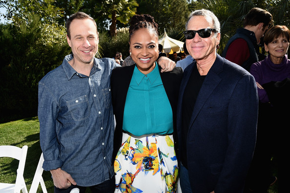 David Permut with Stephen Belber and Ava DuVernay