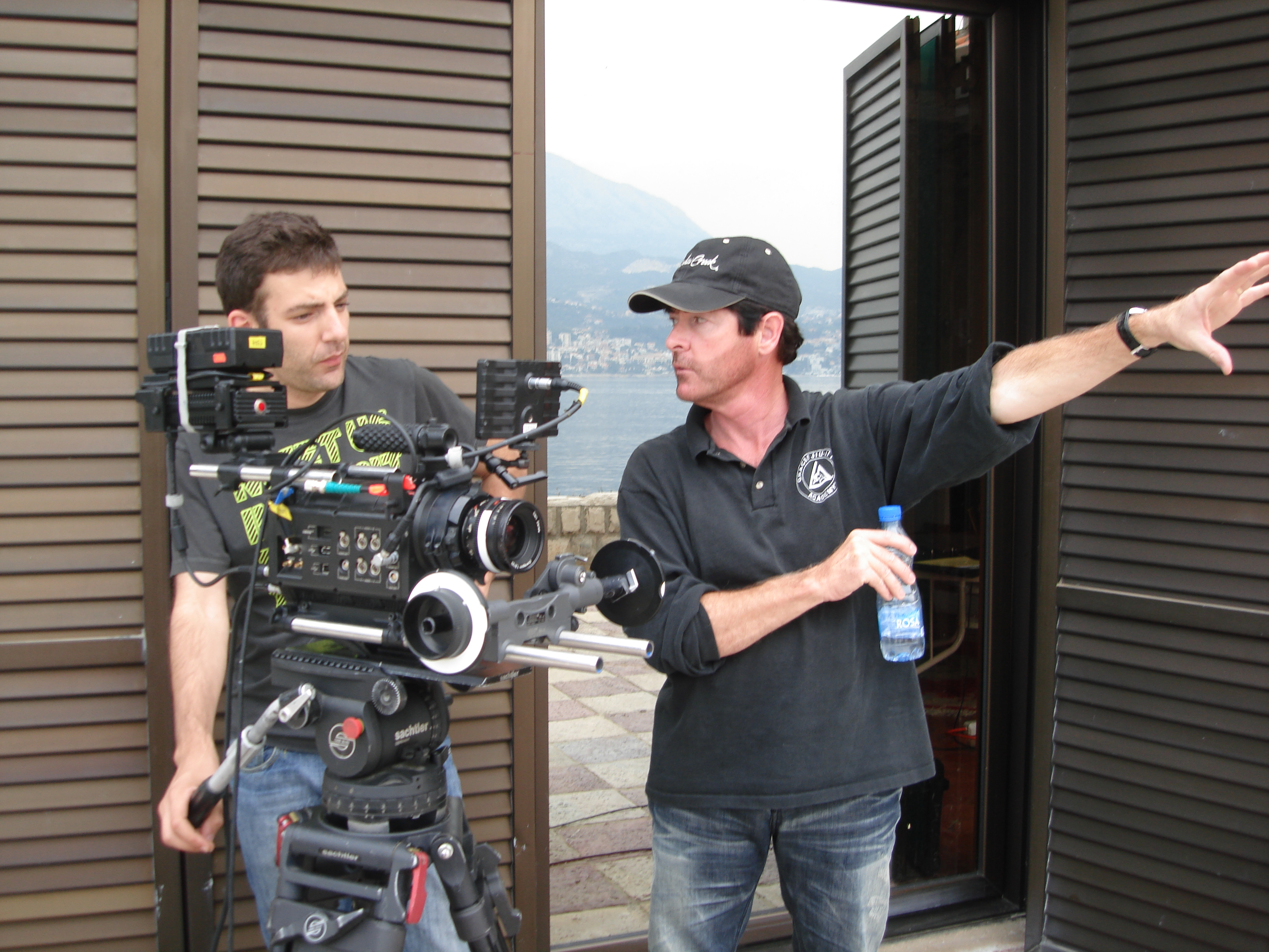 On location in Montenegro with DP Djordje (George) Druzetic