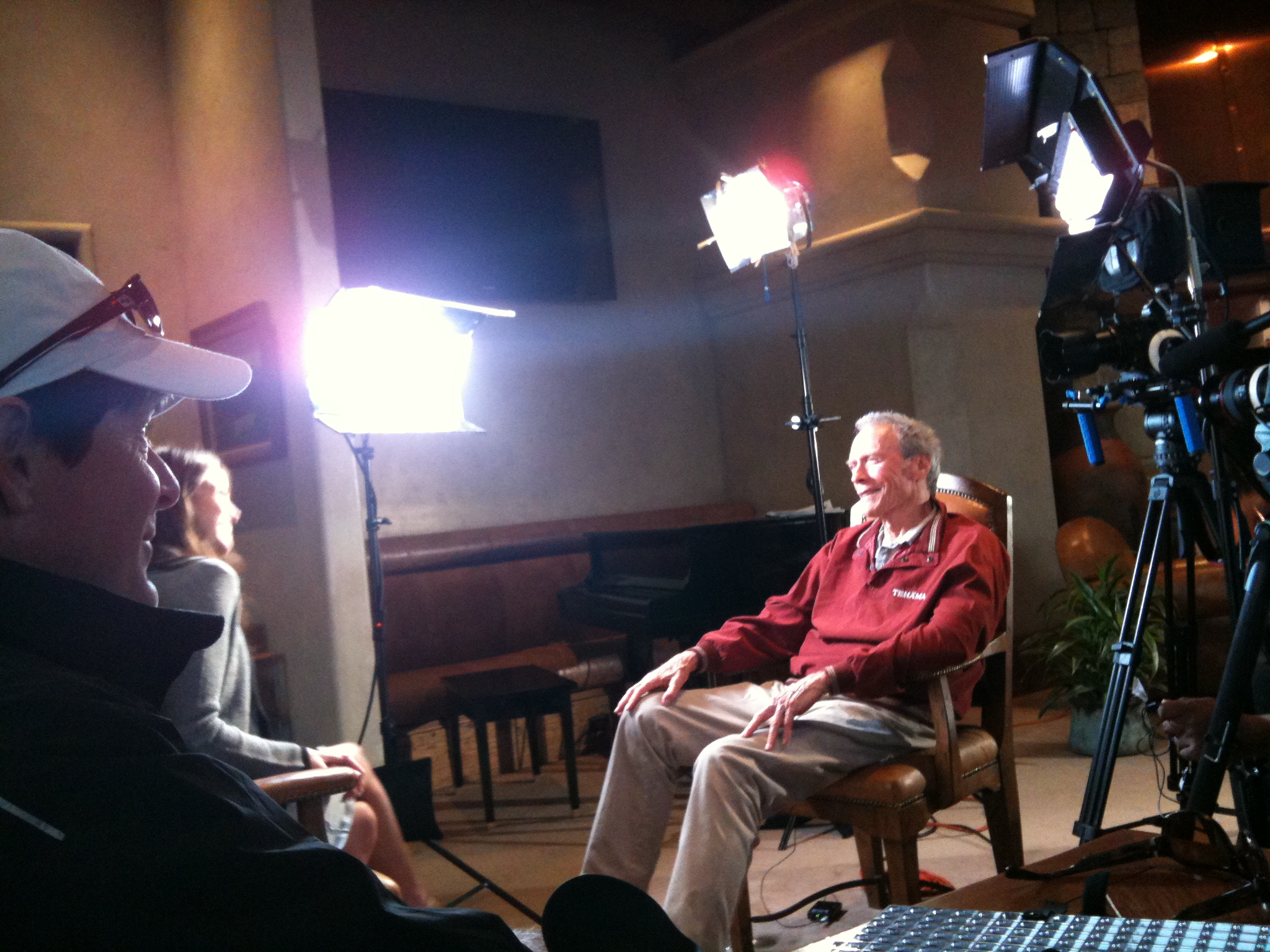 Filming Clint Eastwood for Back9 Network