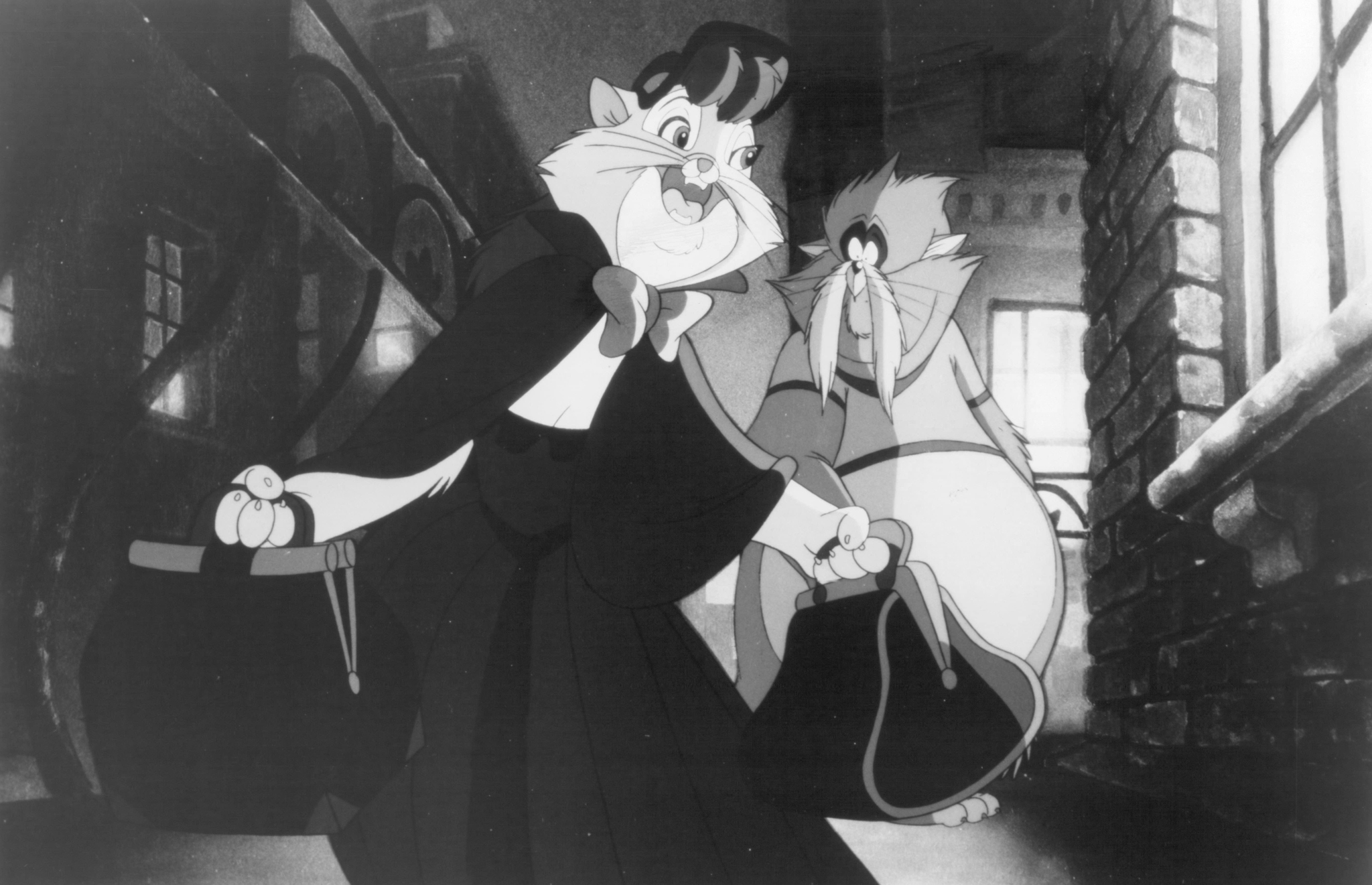 Still of John Cleese, Cathy Cavadini, Nehemiah Persoff and Erica Yohn in An American Tail: Fievel Goes West (1991)
