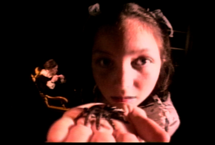 Julia Barth and Antônio Carlos Falcão at Cantiga (1994), a shortfilm by Rodrigo Pesavento and Denise Zilmanovitz