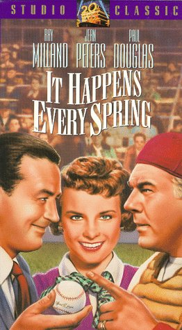 Ray Milland, Paul Douglas and Jean Peters in It Happens Every Spring (1949)