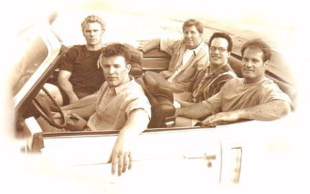 Mitch (Tom McCarthy), Cal (Mark Pellegrino), Burdett (Robert Peters), Ronald (Diedrich Bader) and Stewart (Stephen James) in 