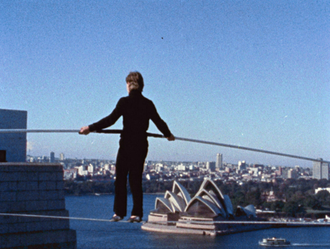 Still of Philippe Petit in Man on Wire (2008)