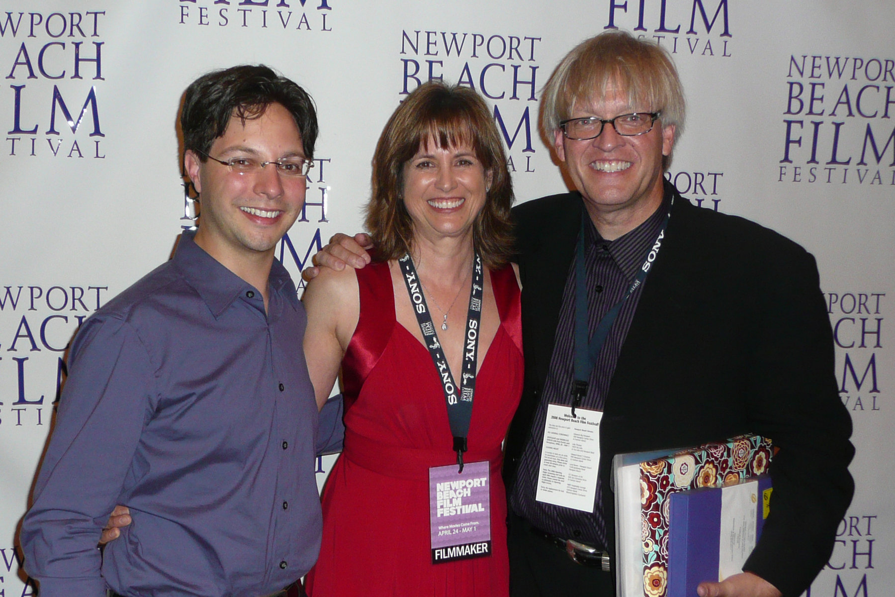 Matt McUsic, Penny Peyser and Doug McIntyre at the Newport Beach Film Festival's West Coast Premiere of 