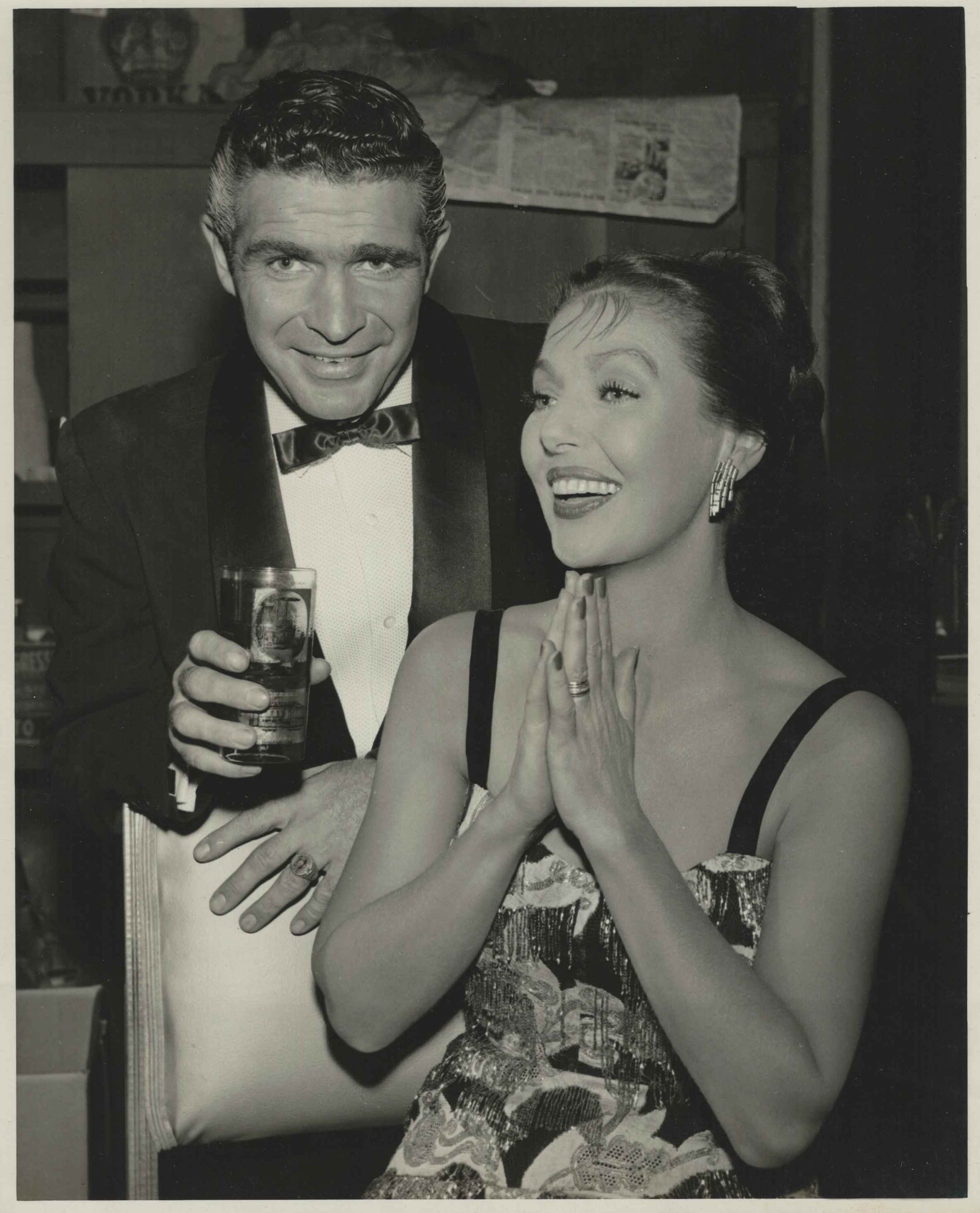 James Philbrook with Loretta Young, 