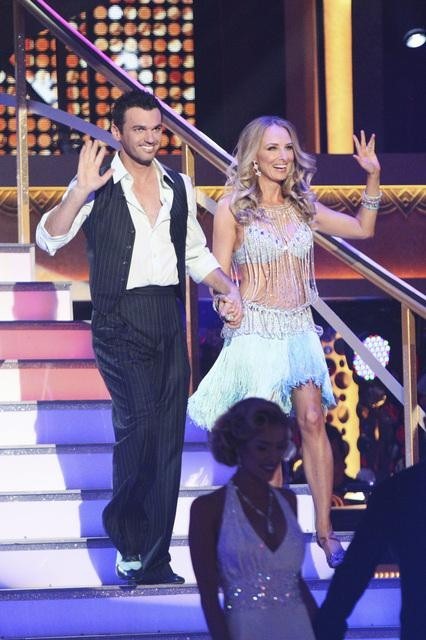 Still of Chynna Phillips and Driton 'Tony' Dovolani in Dancing with the Stars (2005)