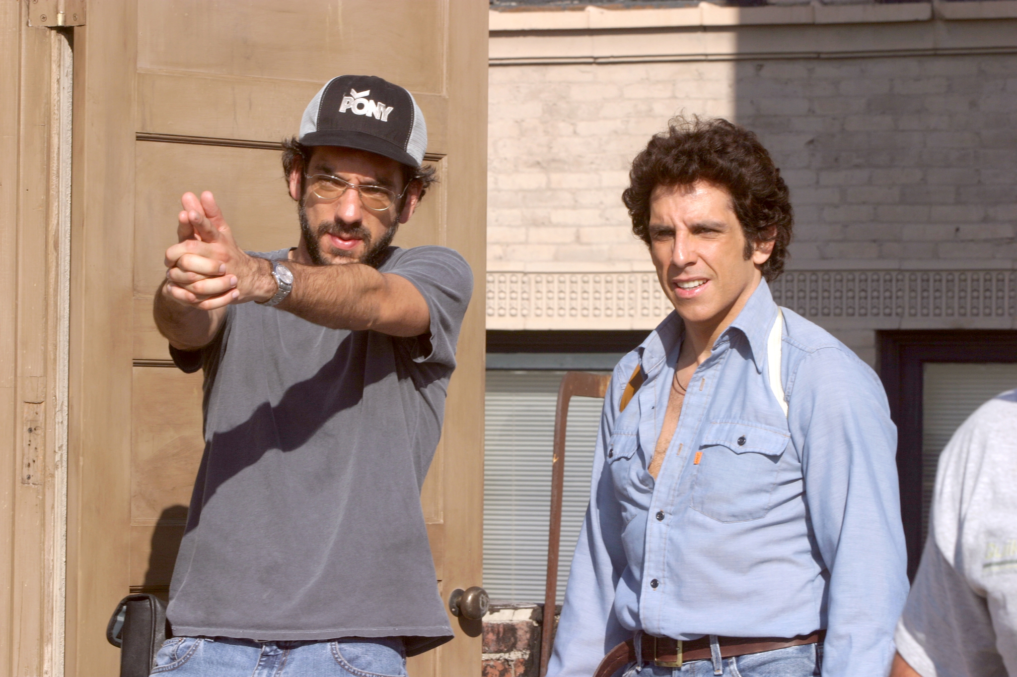 Still of Ben Stiller and Todd Phillips in Starsky & Hutch (2004)