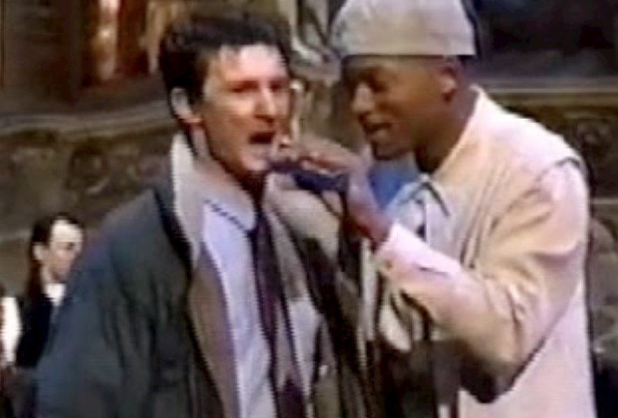 Rapping with Will Smith on Letterman