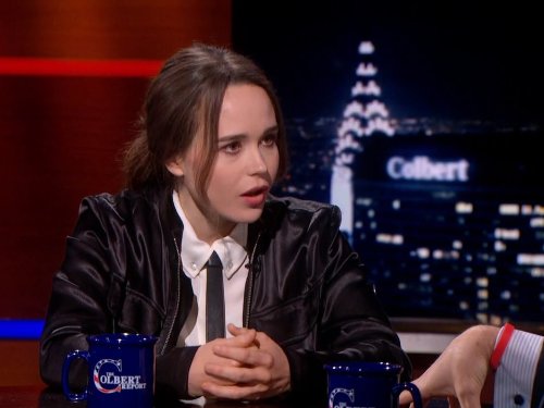 Still of Ellen Page in The Colbert Report (2005)