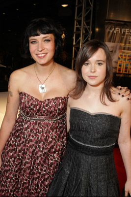 Ellen Page and Diablo Cody at event of Juno (2007)