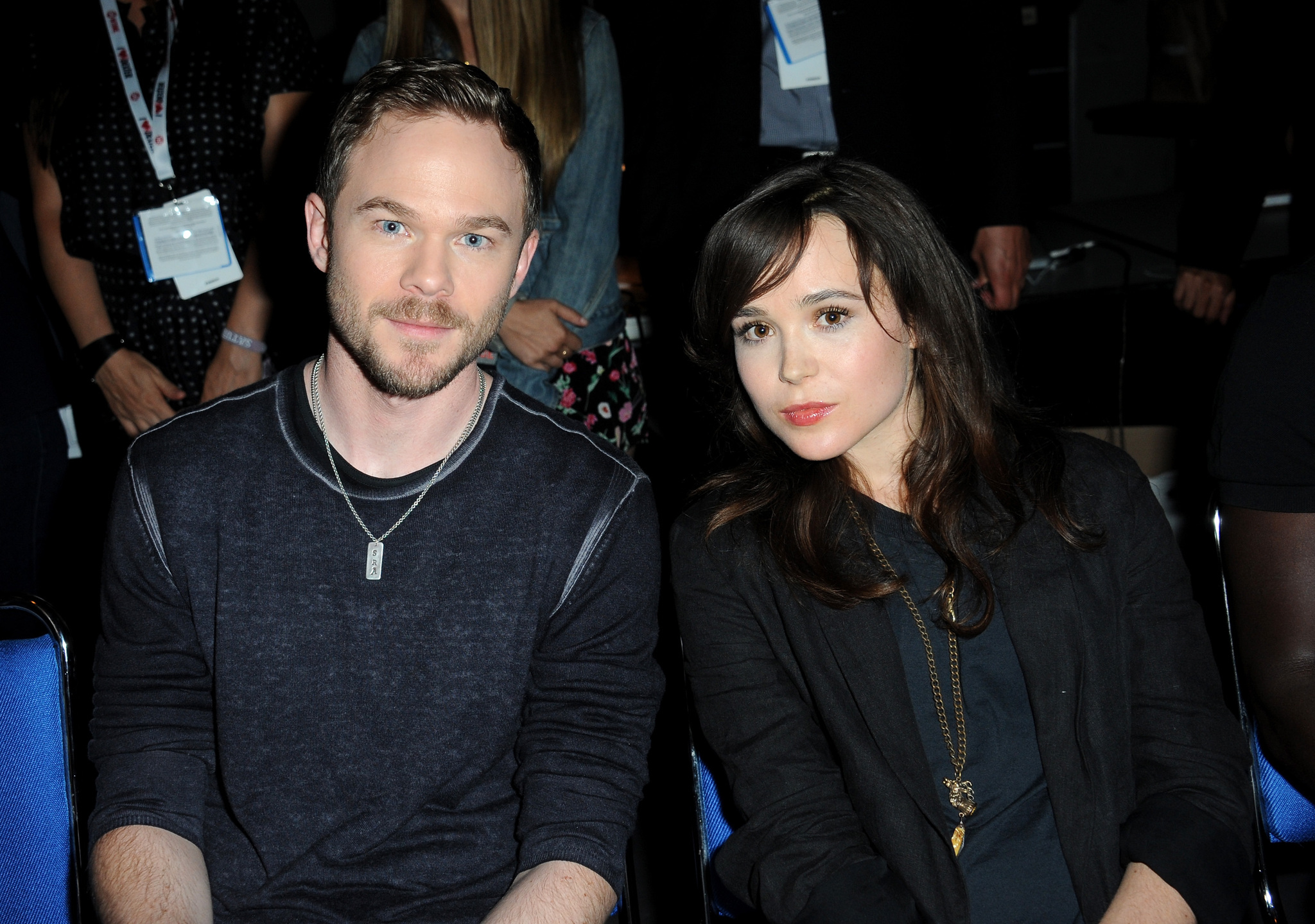 Shawn Ashmore and Ellen Page at event of Iksmenai: Praejusios ateities dienos (2014)