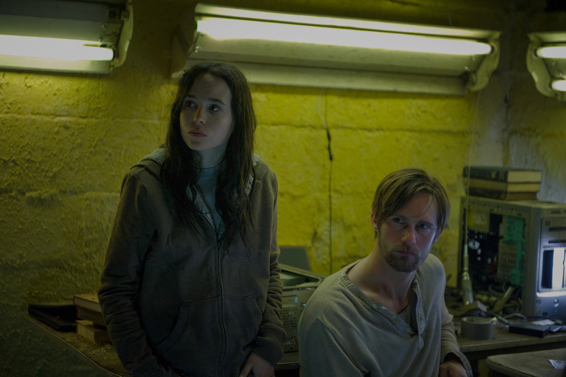 Still of Alexander Skarsgård and Ellen Page in The East (2013)