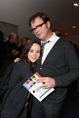 Ellen Page and Rainn Wilson