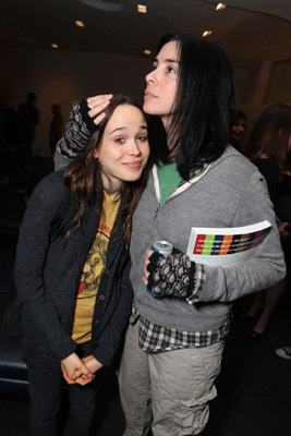 Ellen Page and Sarah Silverman