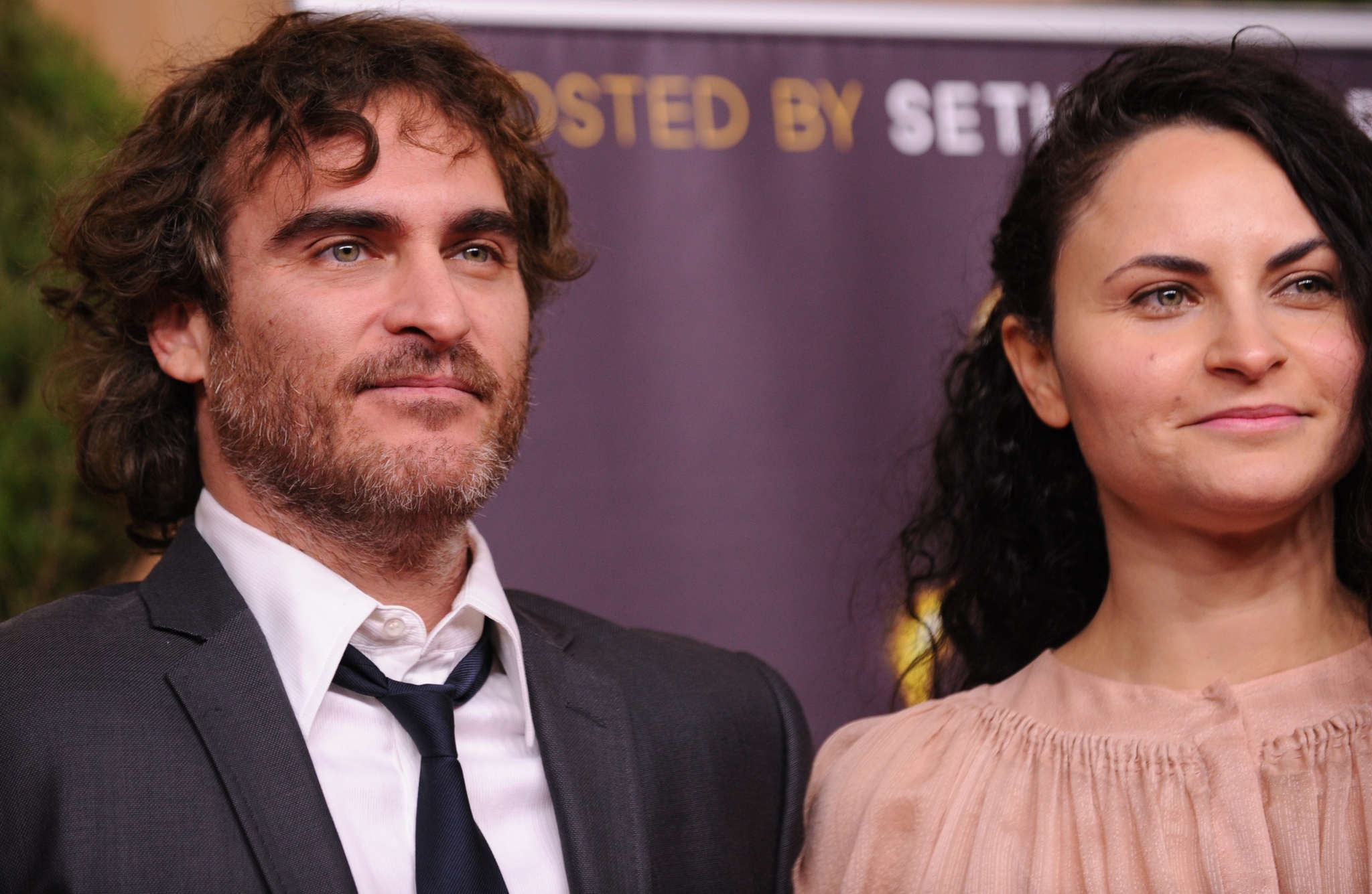 Joaquin Phoenix and Rain Phoenix