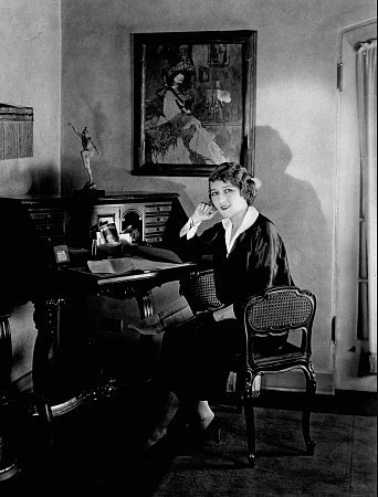 Mary Pickford at home
