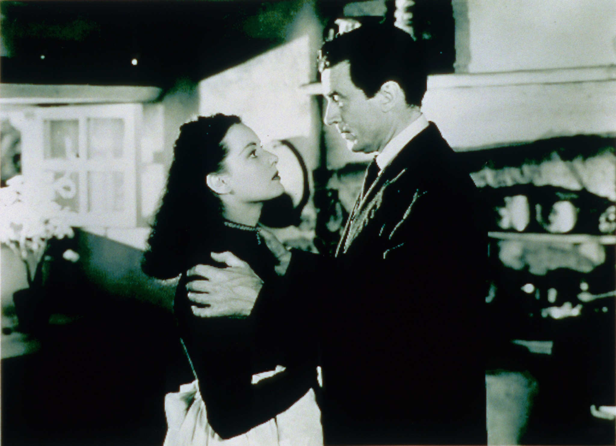 Still of Maureen O'Hara and Walter Pidgeon in How Green Was My Valley (1941)