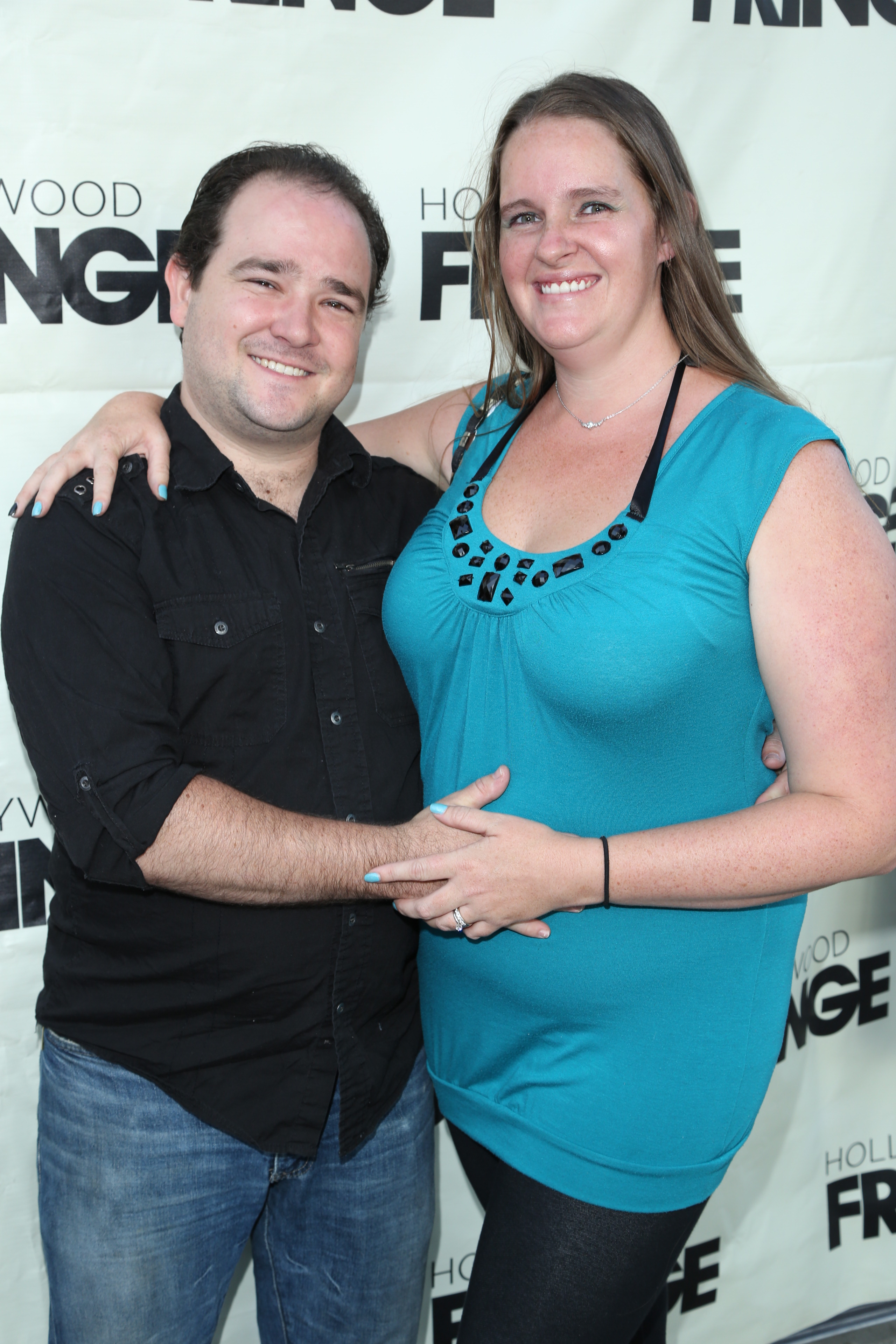 Bradley Pierce and his wife Shari Pierce, red carpet and the opening of the Los Angeles Fringe Festival
