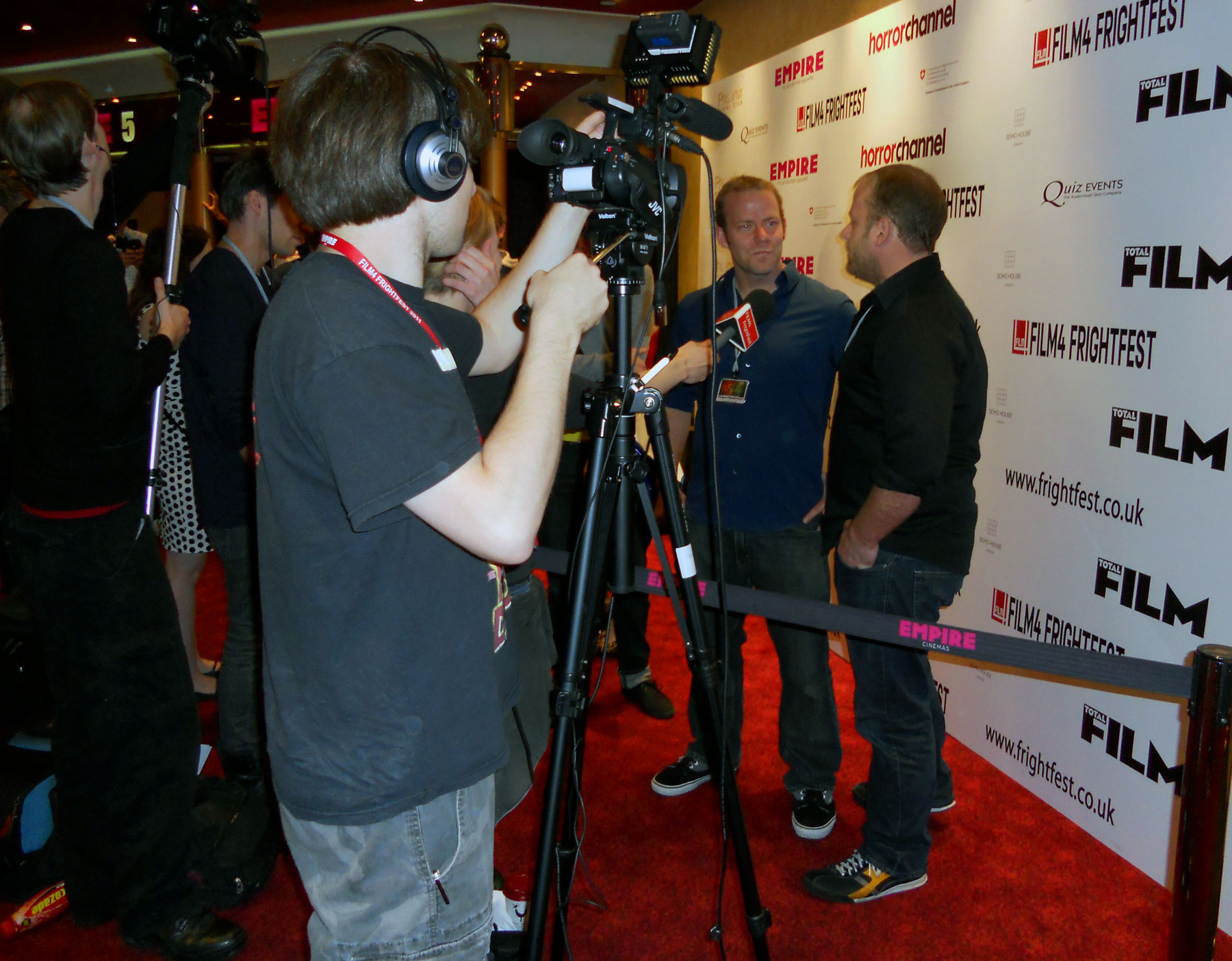 Film 4 FrightFest - 2011 Brett & Drew Pierce talking to the UK media. *DEADHEADS UK Premiere