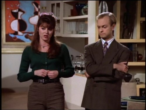 Still of David Hyde Pierce and Jane Leeves in Frasier (1993)