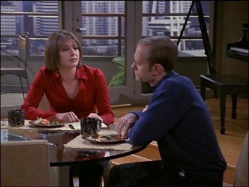 Still of David Hyde Pierce and Jane Leeves in Frasier (1993)
