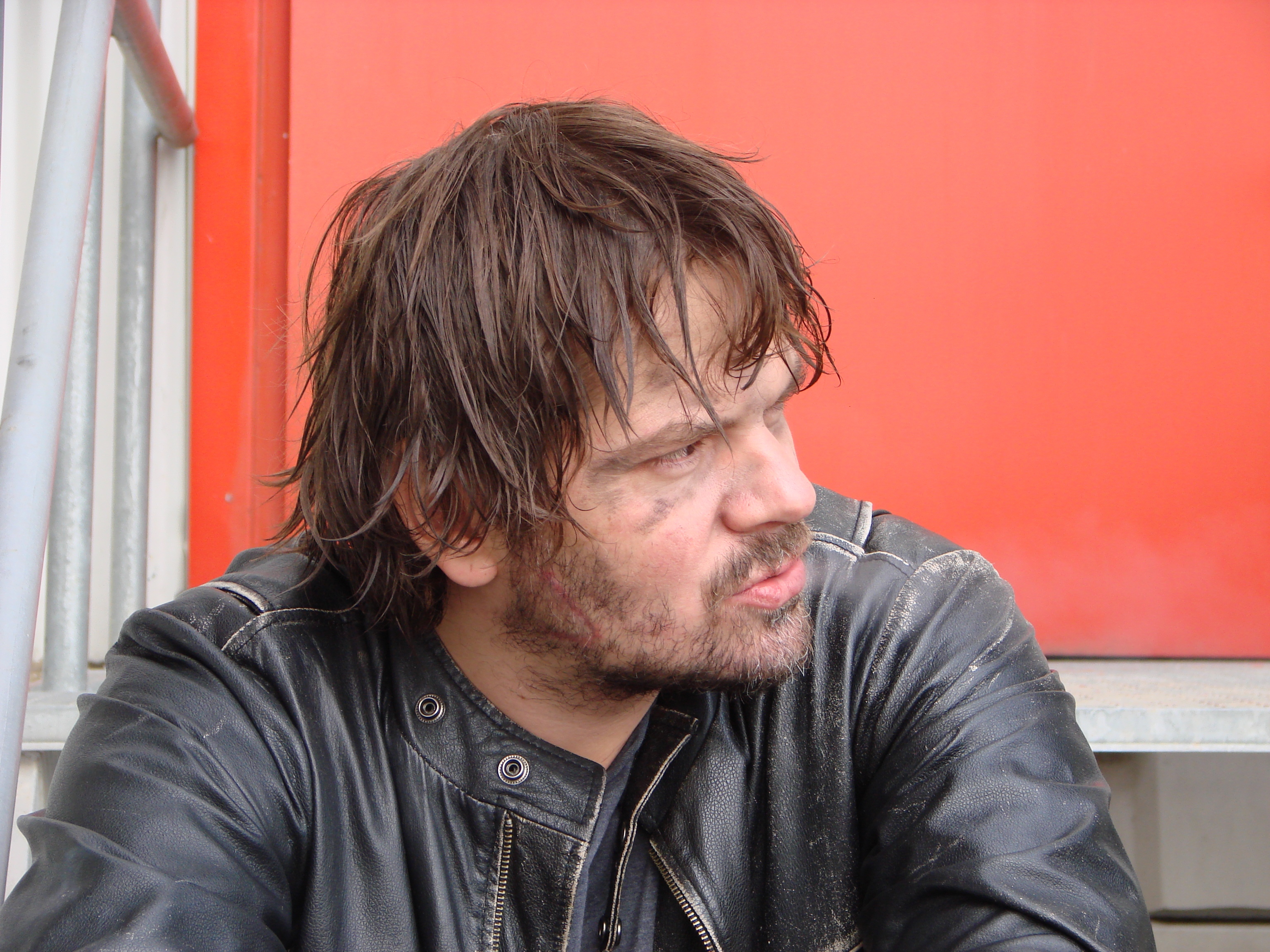 Florin Piersic jr. as the Intruder in OMEGA ROSE (2012)