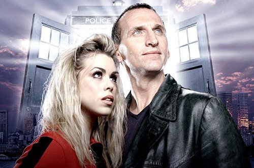 Christopher Eccleston and Billie Piper in Doctor Who (2005)