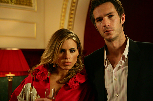 Still of James D'Arcy and Billie Piper in Secret Diary of a Call Girl (2007)