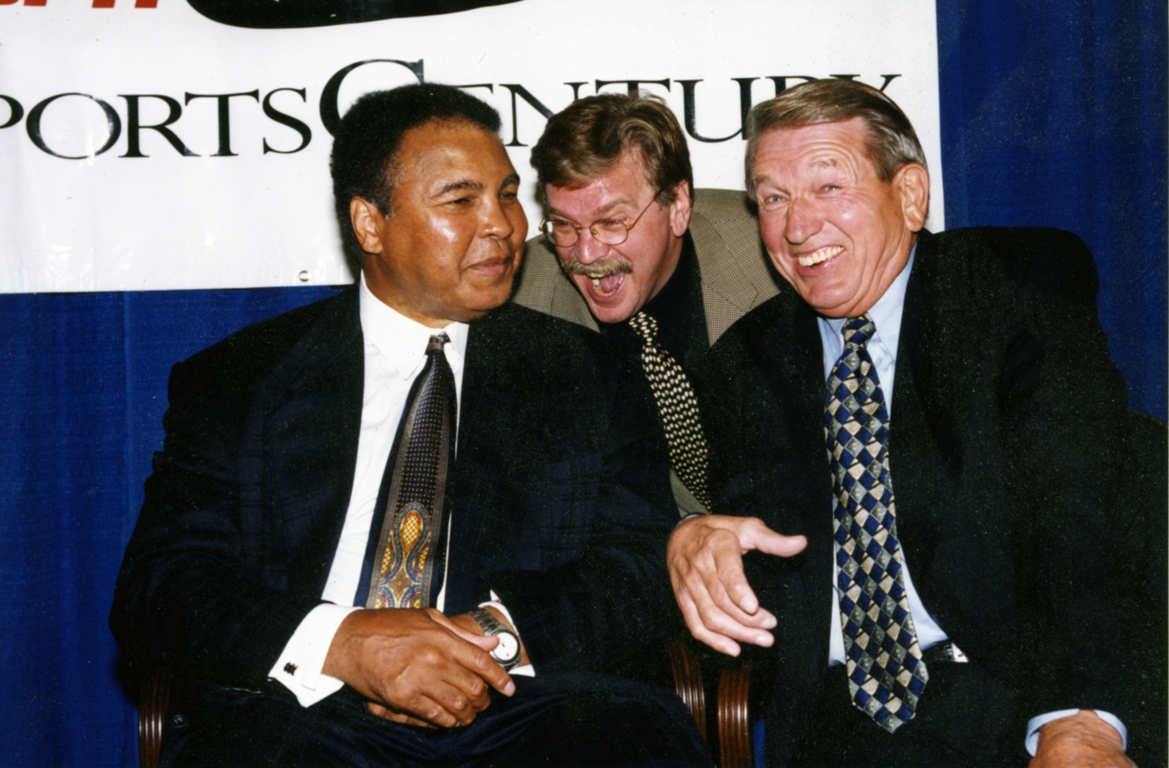 At ESPN Sport Century Event at the U.S. Capitol in Washington, D.C., with Mohammed Ali and Johnny Unitas.