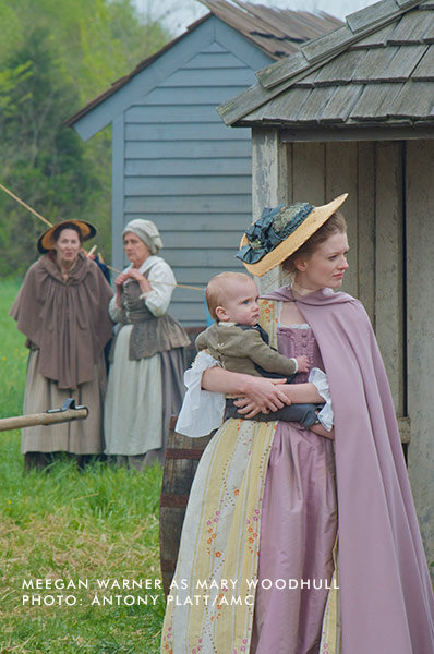 Mary Woodhull with Baby Thomas in Setauket. TURN AMC
