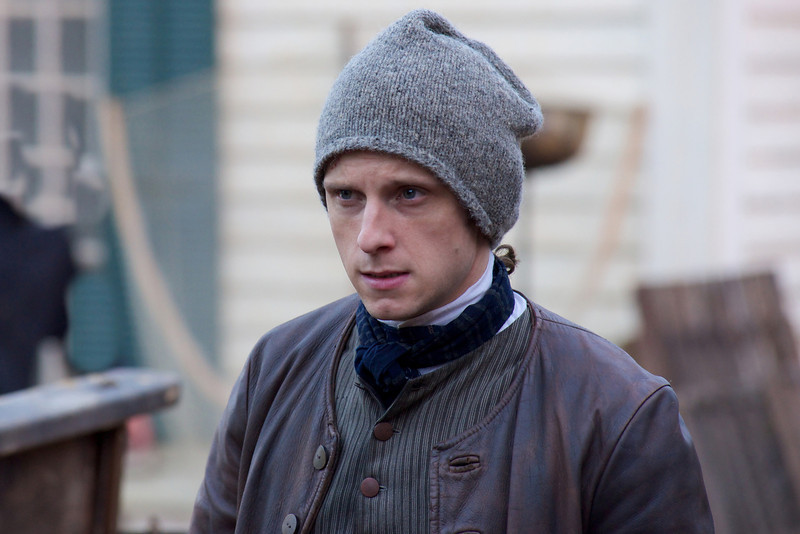 Jamie Bell as Abe Woodhull in the new AMC Drama TURN