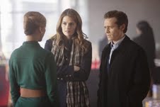 Victoria Platt with Stana Katic & Seamus Dever on Castle