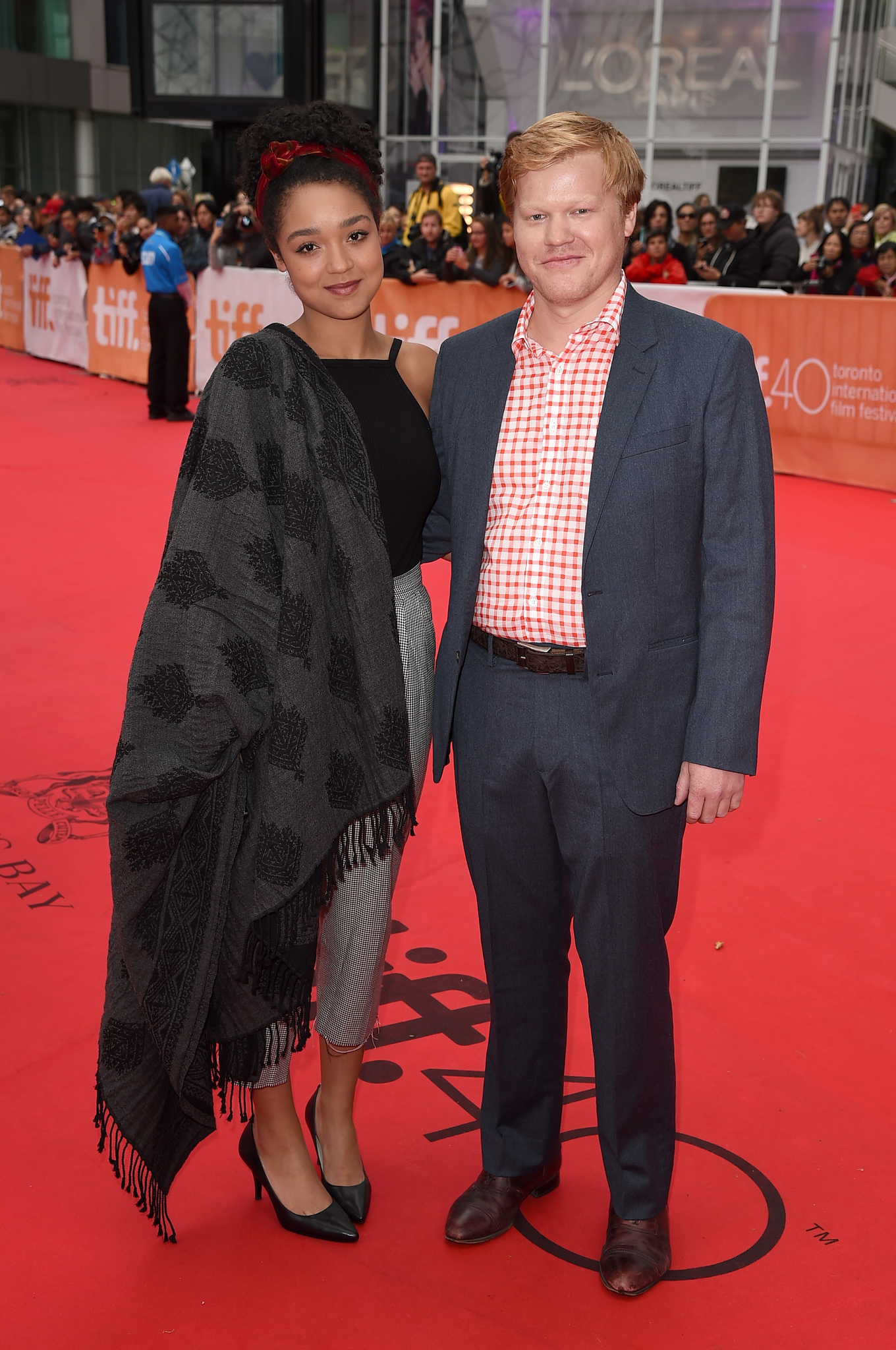 Jesse Plemons and Aisha Dee at event of The Program (2015)