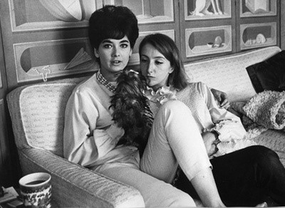 Suzanne Pleshette and Sylviane Fuchs circa 1960s