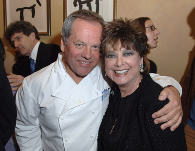Suzanne Pleshette and Wolfgang Puck